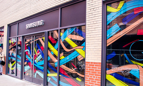 چاپ استیکر فضای خارجی